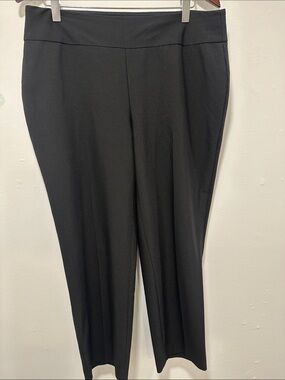 Kim Rogers Black Pull-On Ponte Straight-Leg Pants 263